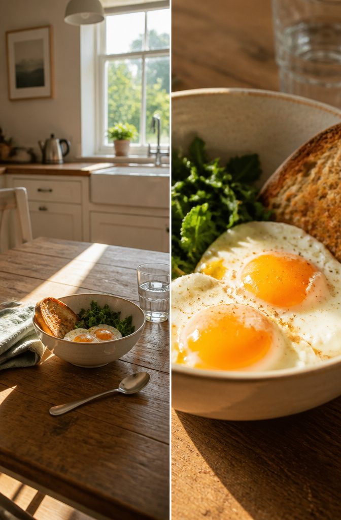 Eggs shown for a hair growth article