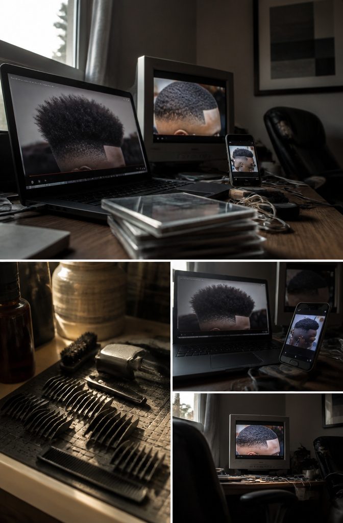 Photograph accompanying an article about My New Haircut reposts and parodies