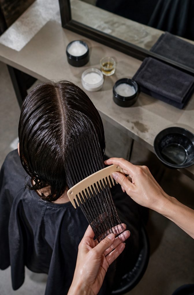 Hair styling products including gel oil cream pomade and spray